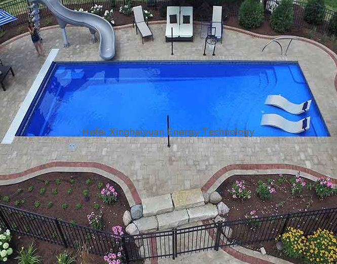 Customized Inground Fiberglass Swimming Pool Shell Outside Garden From China Manufacturer 8800